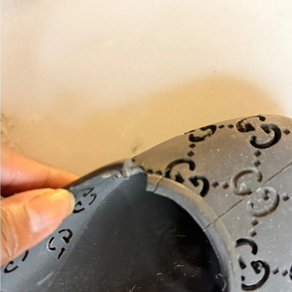 Gucci Black Monogrammed Footwear - Picture 2 of 6